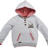 Jungen BONDI Jacken | Bondi Trachten Kapuzen Sweatshirt "Alpenrocker" Mit Hirschmotiv 29924 - Grau