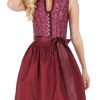 Damen Krüger Dirndl Dirndl | Kruger Collection Dirndl Sabrina 17967 - Bordeaux Rot