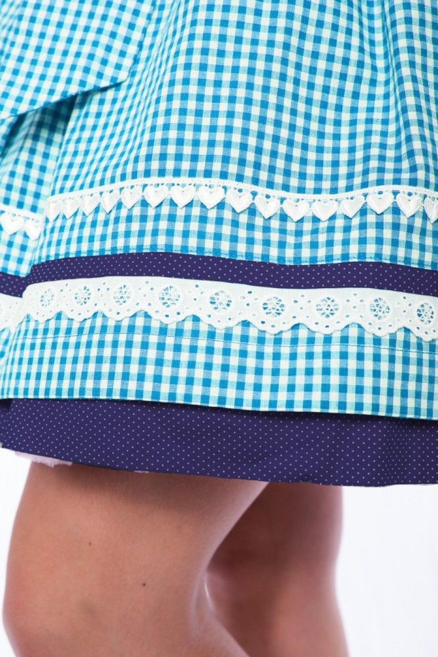 Damen Krüger Dirndl Dirndl | Kruger Madl Damen Dirndl Miracle | Blau Weis 50Cm