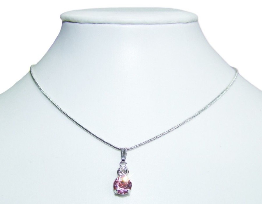 Schmuck LUISIA® | Luisia® Halskette Emily Mit Kristallen Von Swarovski® - Rose