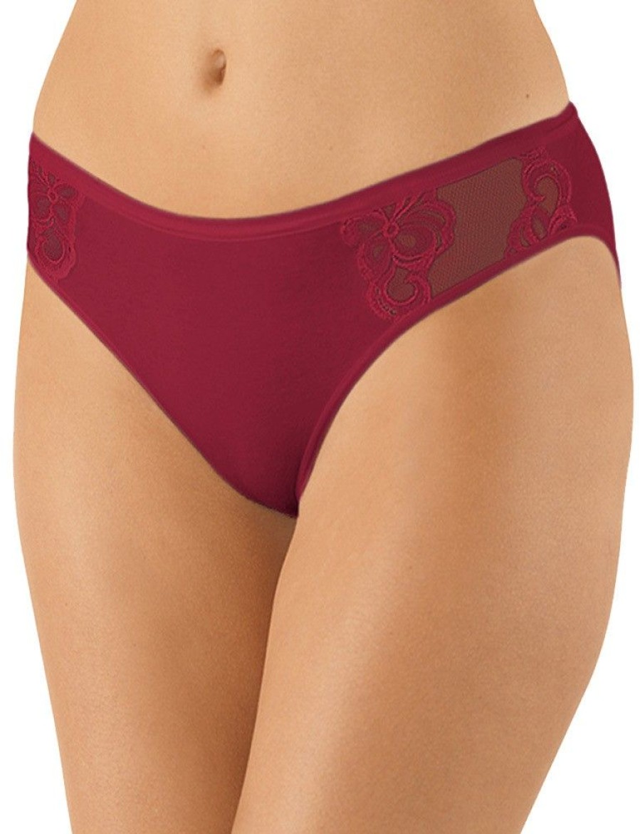 Damen Nina von C. Unters Dirndl | Nina Von C. Minislip Mit Spitze 4050880 | Burgund