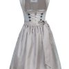 Damen MarJo Dirndl | Marjo Dirndl "Elvina" 599258 | Eisblau Taupe - 58Cm