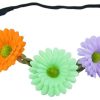 Madchen Das Kostümland Hute & Haarschmuck | Blumen Haarband Mit Margeriten - Bunt