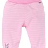 Madchen BONDI Fur´S Baby | Bondi Baby Leggings Geringelt 93633 | Rosa / Weis