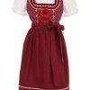 Madchen Maddox Dirndl | Maddox Kinder Dirndl "Elisa" 3-Tlg. | Streublumchen Rot