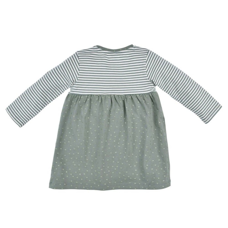 Madchen BONDI Fur´S Baby | Bondi Baby Madchen Kleid "Waldtiere" 86664 | Salbei Grun