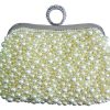 Damen Trachtenland Handtaschen | Elegante Damen Clutch Abendtasche "Princess" - Creme