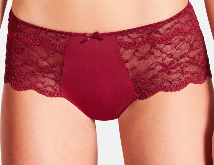 Damen Nina von C. Unters Dirndl | Nina Von C. Spitzen Hipster Panty 48130971 | Burgund