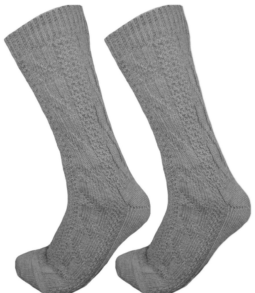 Herren Trachtenland Strumpfe | Kurze Trachtensocken Robin - Anthrazit