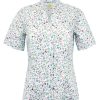 Damen Pierre Marcel - Die Bluse Blusen & Shirts | Pierre Marcel Damen Trachtenbluse Viola Mit Blumenmuster - Creme