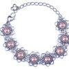 Schmuck LUISIA® | Luisia® Armband Leandra Mit Herzbluten Und Kristallen Von Swarovski® - Light Rose / Rose