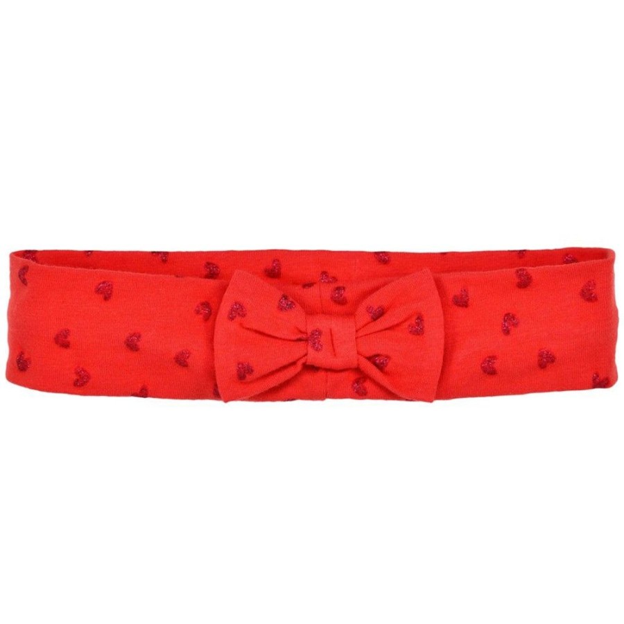 Madchen BONDI Hute & Haarschmuck | Bondi Stirnband Mit Schleife 86598 - Rot | Baby Madchen Bandana