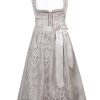 Damen MarJo Dirndl | Marjo Dirndl "Doris" Spitzenschurze 583375 | Champagner - 75Cm