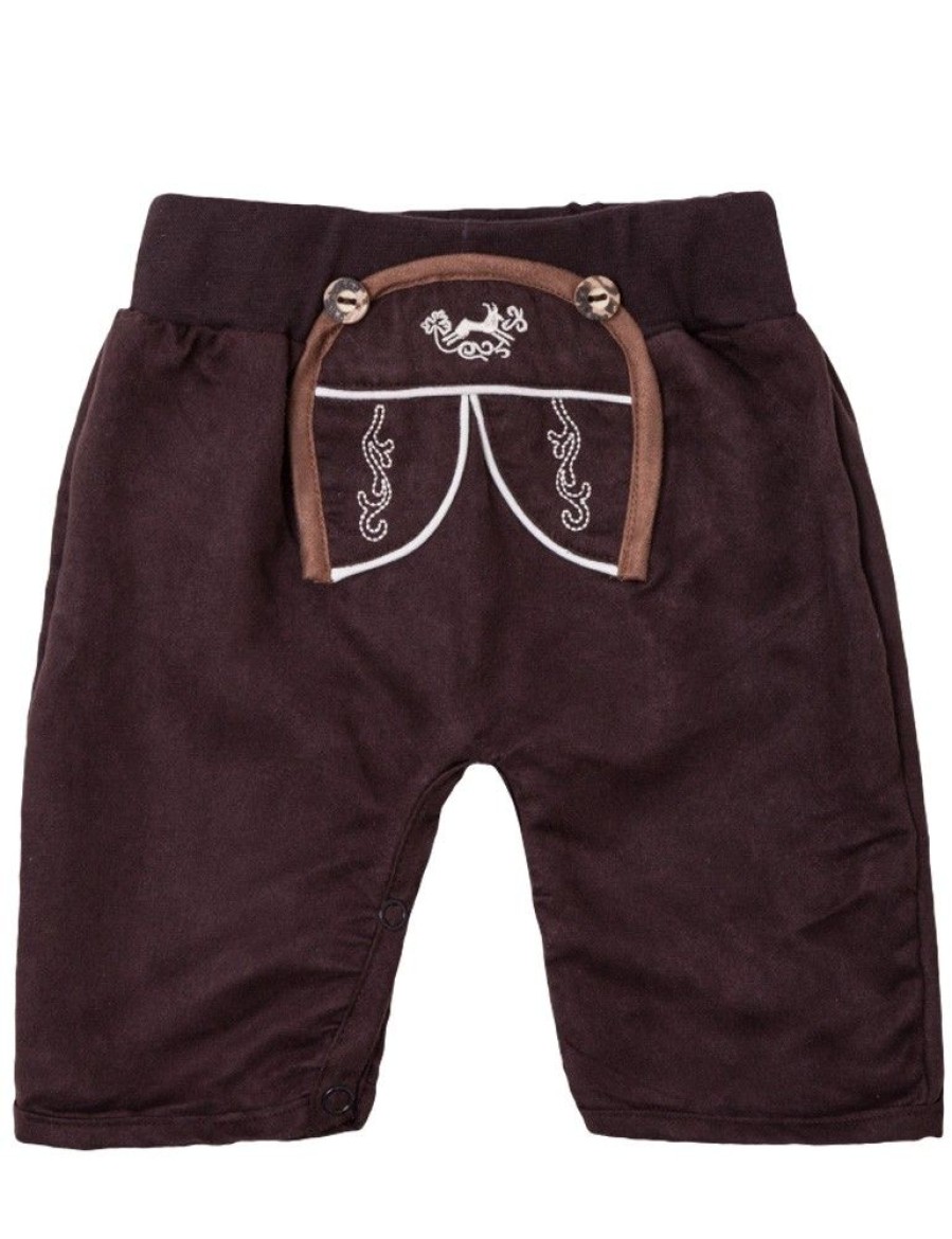 Jungen Isar-Trachten Fur´S Baby | Isar-Trachten Baby Jungen Trachtenhose Lederhose 60719 | Braun