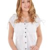 Damen Trachtenland Blusen & Shirts | Trachten Bluse Liesl Creme