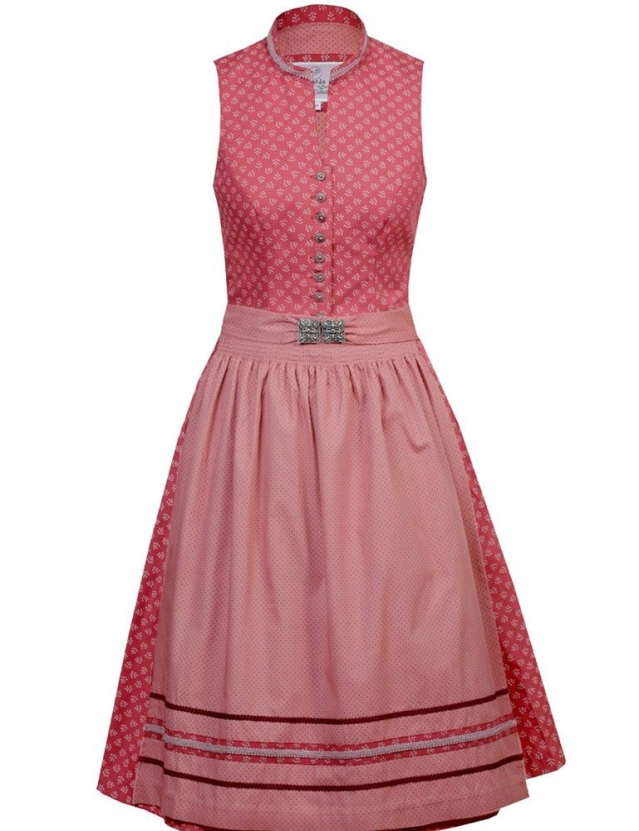 Damen MarJo Dirndl | Marjo Trachten Dirndl "Tamika" Traditionell 583965 | Hagebutte - 58Cm