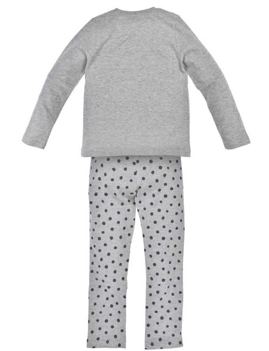 Madchen BONDI Blusen / Shirts | Bondi Madchen Pyjama "Only Love" 36220 | Grey Melange