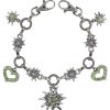 Schmuck P.S. Schuhmacher | Charivari Kette Mit Edelweis - Hellgrun