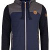 Herren Piz Palü Janker & Strickjacken | Piz Palu Wattierte Herren Jacke "Teisnach" | 020002 - Blau / Grau