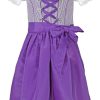 Madchen Maddox Dirndl | Maddox Kinder Dirndl "Zillertal" 3-Tlg. | Lila Weis