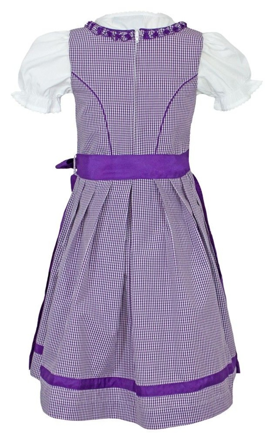 Madchen Maddox Dirndl | Maddox Kinder Dirndl "Zillertal" 3-Tlg. | Lila Weis