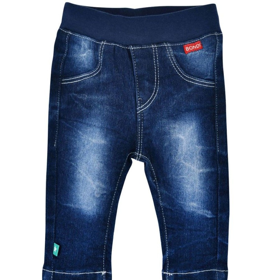 Jungen BONDI Fur´S Baby | Bondi Baby Kleinkinder Jeans 93658 - Blau | Jungen Joggdenim