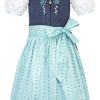 Madchen Turi Landhaus Dirndl | Turi Kinder Dirndl "Maja" Mit Bluse | Marineblau