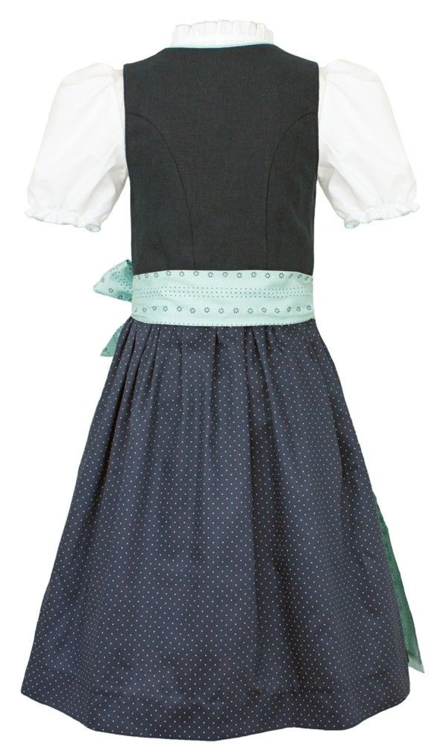 Madchen Turi Landhaus Dirndl | Turi Kinder Dirndl "Maja" Mit Bluse | Marineblau