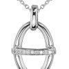 Schmuck LUISIA® | Luisia® Halskette Mit Anhanger "Oval" 67012 | 925 Silber (60 Cm Lange)