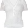 Damen MarJo Bodys | Marjo Damen Blusen Body "Larissa-Doro" Halbarm | Off-White