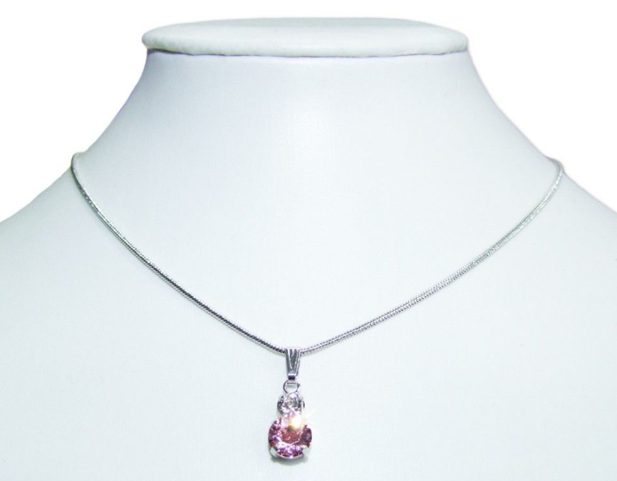 Schmuck LUISIA® | Luisia® Halskette Emily Mit Kristallen Von Swarovski® - Rosa