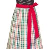 Damen Rose-Dirndl aus Bayern Dirndl | Dirndl Ellinor Fur Damen - Schwarz 85 Cm Gr. 42