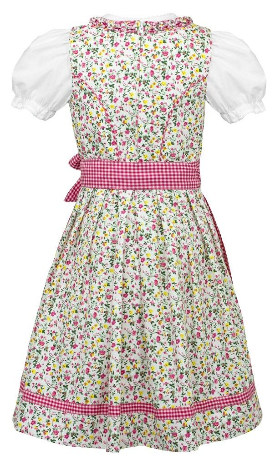 Madchen Maddox Dirndl | Maddox Kinder Dirndl "Zillertal" 3-Tlg. | Streublumchen Creme Pink