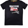 Jungen BONDI Shirts | Bondi Jungen T-Shirt "Feuerwehr" 33178 | Schwarz