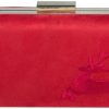 Damen Trachtenland Handtaschen | Clutch Mit Hirschstickerei - Abendtasche Fur Damen - Rot