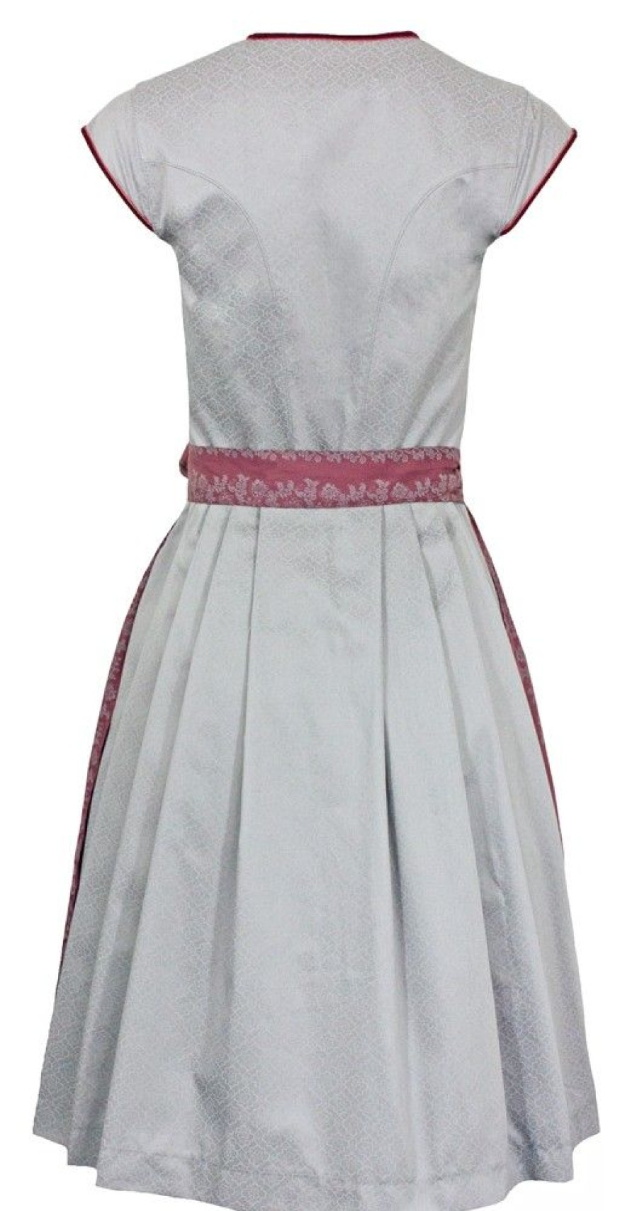 Damen Trachten Deiser Dirndl | Trachten Deiser Damen Dirndl "Claudia" - Kurzarm | Silbergrau 65Cm