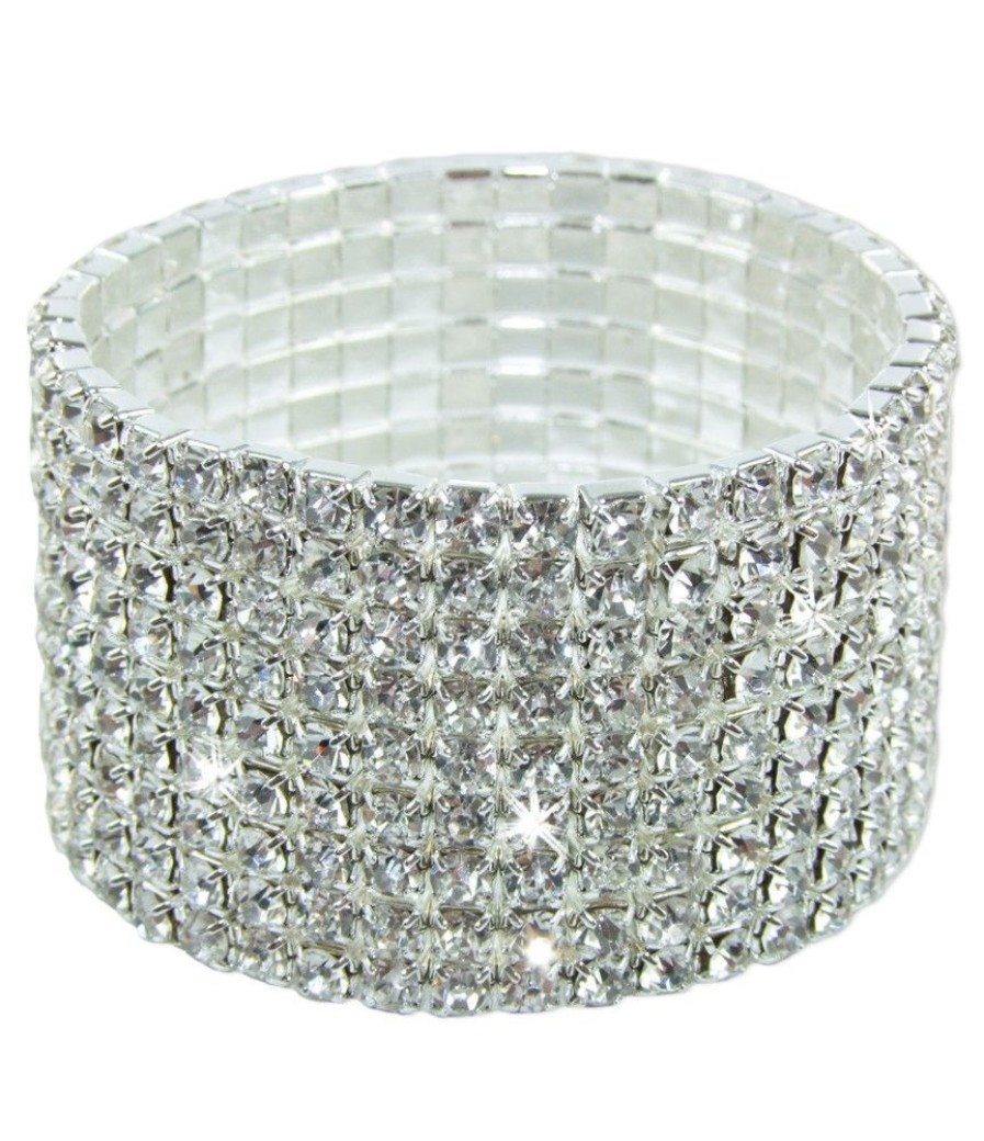 Schmuck Wolkenweis | Strass Armband Brilliance 9-Reihig