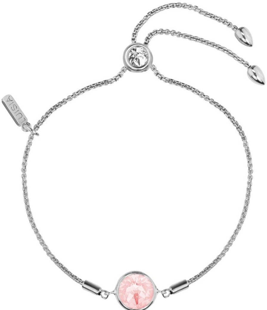 Schmuck LUISIA® | Luisia® Armband "Ciri" Mit Kristallen Von Swarovski® - Silber / Light Rose