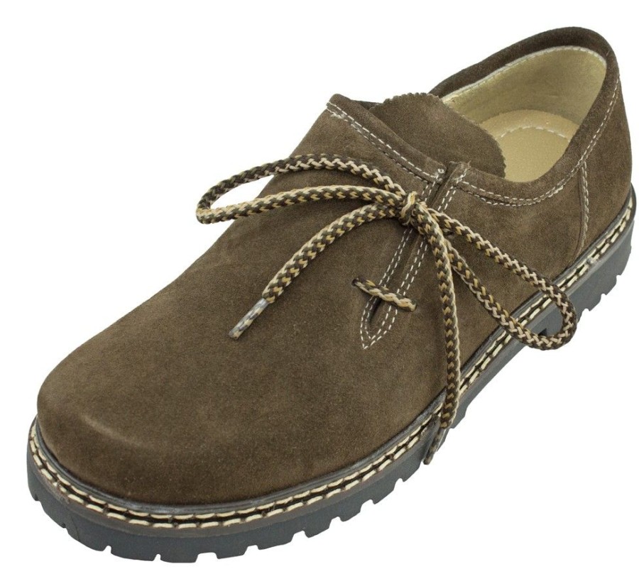 Herren Maddox Haferlschuhe | Maddox Herren Haferlschuhe "Altdorf" Veloursleder | Braun