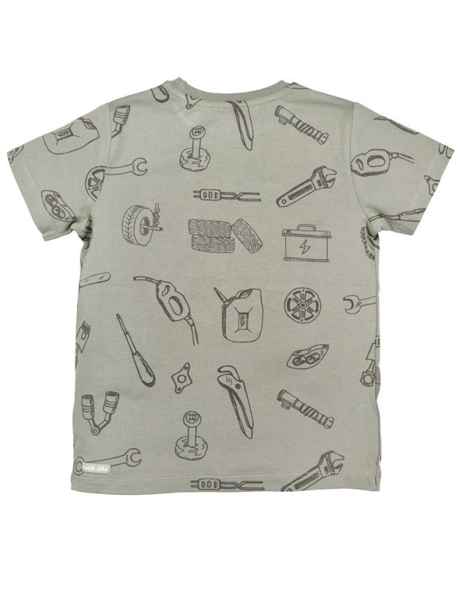 Jungen BONDI Shirts | Bondi Jungen T-Shirt "Big Power" 33182 | Stone