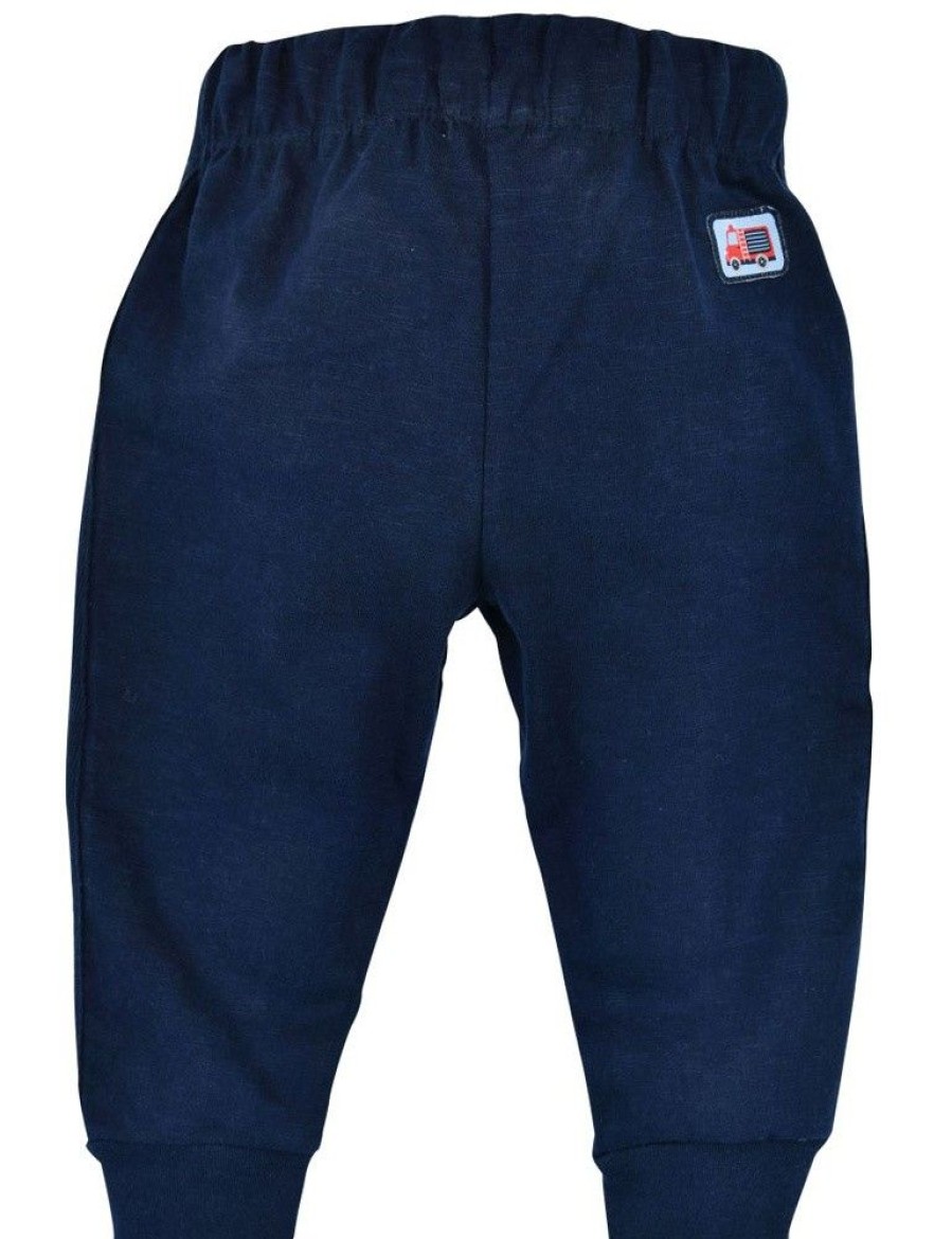 Jungen BONDI Fur´S Baby | Bondi Baby Kinder Jogginghose "Dino" 91434 | Navy