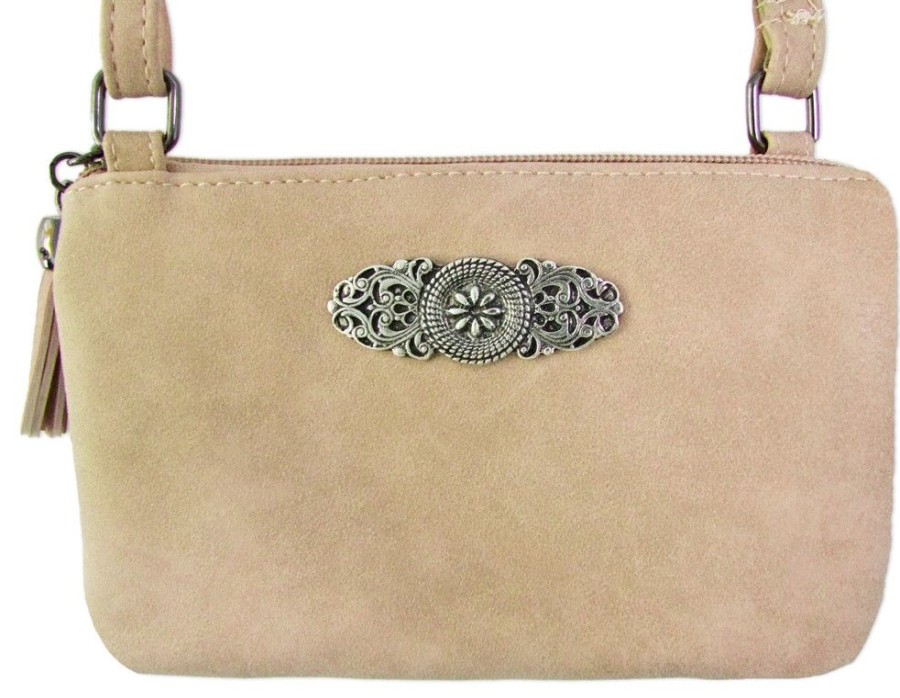 Damen Trachtenland Handtaschen | Trachten Handtasche "Sofia" - Dirndl Umhangetasche | Beige