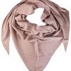 Damen Trachtenland Trachtentucher | Xl Strick Dreieckstuch - Schal Mit Reismuster 200 X 80 Cm | Rose