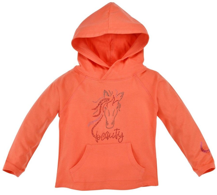 Madchen BONDI Blusen / Shirts | Bondi Kapuzenshirt Hoodie "Beauty" Fur Madchen 36181 | Orange