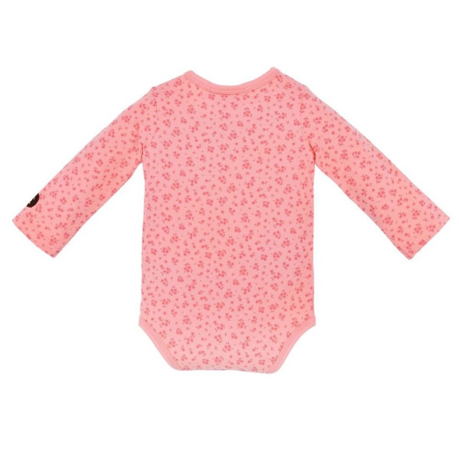 Madchen BONDI Baby Bodys | Bondi Baby Langarm Body "Herzilein" 86677 | Soft Rose