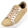 Damen Maddox Sneaker | Maddox Damen Glitzer Schuhe Sneaker "Patrizia" | Gold