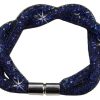 Schmuck Trachtenland | Stardust Armband Zweireihig Gedreht Blau