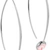 Schmuck LUISIA® | Luisia® Durchzieher Ohrringe "Ciri" Mit Kristallen Von Swarovski® - Silber / Light Rose