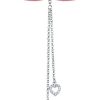 Schmuck LUISIA® Halsketten | Luisia® Samt Kropfband Mattea Mit Herz Ketten Und Strass - Rosa