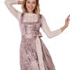 Damen Krüger MADL Dirndl | Kruger Dirndl "Palila" Spitzenschurze 409561 | Rose Flieder - 60Cm